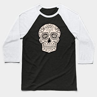 Day of the Dead Sugar Skull Baseball T-Shirt